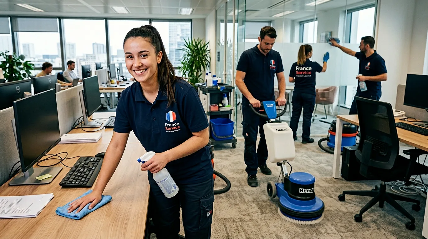 Équipe de nettoyage France Service
